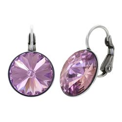 Konplott Earrings - Rivoli - pink/silver (0040)