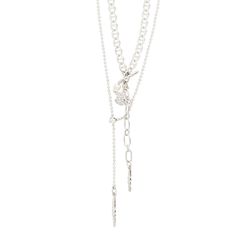 Pilgrim Kette 2 en 1 - Breeze - silver (SILVER)