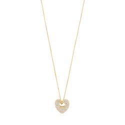 Pilgrim Heart necklace - Dune - gold (GOLD)