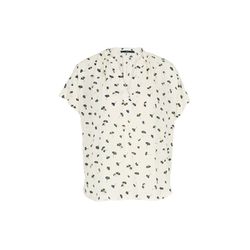 Zero Blouse with leaf print - green/white (1853)