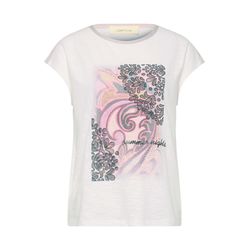 Cartoon Rundhals-Shirt - weiß (1945)