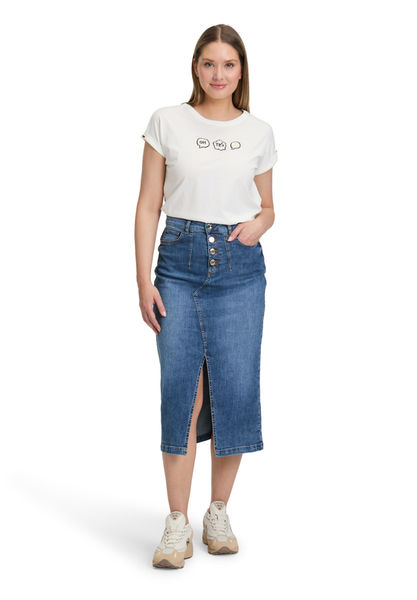 Cartoon Jeansrock - blau (8620)
