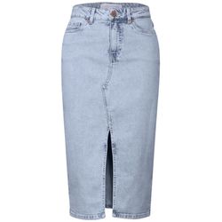 Street One Studio Jeansrock im Bleached-Look - blau (17141)