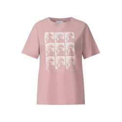 Street One Studio Washed-look shirt with print - pink (25523)