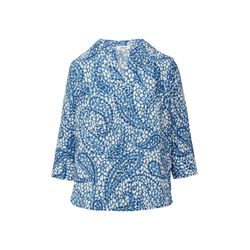 s.Oliver Red Label Structured tunic blouse with 3/4 sleeves - blue (55A0)