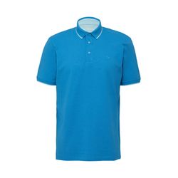 s.Oliver Red Label Sporty piqué polo shirt with contrast details - blue (6259)