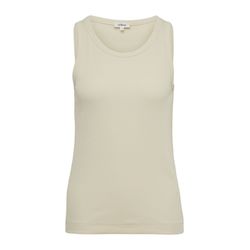 s.Oliver Red Label Slim-Fit-Top mit Rippstruktur  - beige (8100)