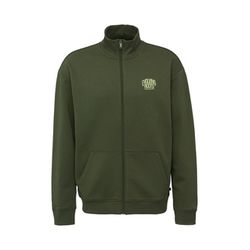 Q/S designed by Sweatshirt-Jacke mit Stehkragen  - grün (7934)