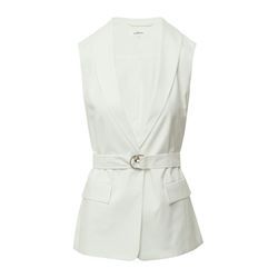 s.Oliver Red Label Long vest with soft twill structure - white (0210)