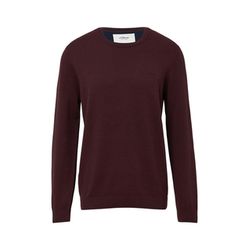 s.Oliver Red Label Knitted sweater with logo embroidery - brown/red (49W0)