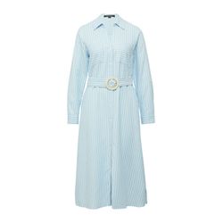 comma Linen maxi-dress - blue (50G0)