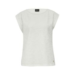 s.Oliver Black Label T-shirt à motif texturé - blanc (0200)