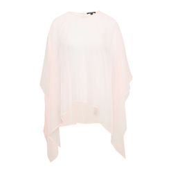 comma Lightweight chiffon poncho cape - pink (4009)