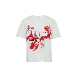 s.Oliver Red Label Lightweight short-sleeved sweatshirt - white (02E0)