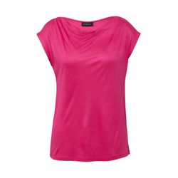 s.Oliver Black Label T-shirt avec encolure en cascade - rose (4501)