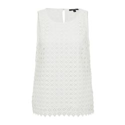 comma Chemisier en dentelle - blanc (0120)