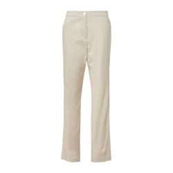 s.Oliver Black Label Pantalon droit chiné en mélange de coton - beige (80W0)