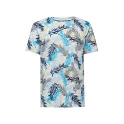 s.Oliver Red Label T-shirt with all-over print - blue (53A2)