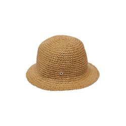 s.Oliver Red Label Hut aus Raffia mit Logo-Ring - braun (8461)