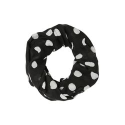 s.Oliver Red Label Loop-Schal aus Viskose mit Artwork  - schwarz (99A2)