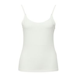s.Oliver Black Label Top à bretelles spaghetti coupe slim - blanc (0200)