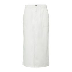 s.Oliver Red Label Denim midi skirt with slit - white (01Z8)
