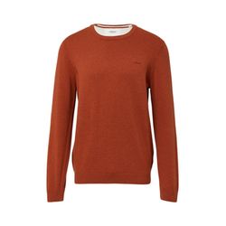 s.Oliver Red Label Strickpullover mit Logo-Stickerei - braun (35W0)