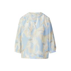 s.Oliver Red Label Structured blouse made of viscose mix - beige/blue (81A1)