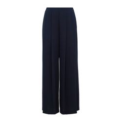 s.Oliver Black Label Wide-Leg-Hose aus Crêpe mit Falten   - blau (5959)