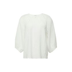 s.Oliver Red Label Gemusterte Relaxed-Fit-Bluse   - weiß (0210)