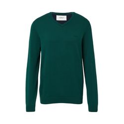 s.Oliver Red Label Strickpullover mit Logostickerei  - grün (7953)