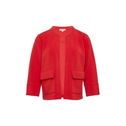 s.Oliver Red Label Scuba jacket in relaxed fit with 3/4 sleeves - red (3090)