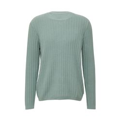 Q/S designed by Baumwollpullover in Strukturstrick  - grün (7217)