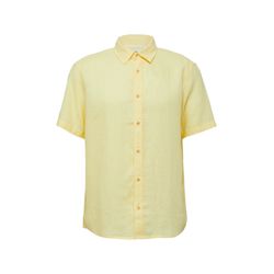 s.Oliver Red Label Regular Fit: Leinenhemd mit kurzen Ärmeln - gelb (1210)