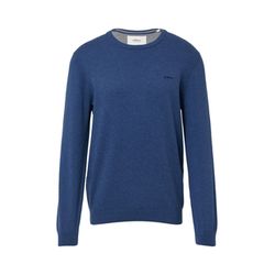 s.Oliver Red Label Knitted sweater with logo embroidery - blue (55W0)