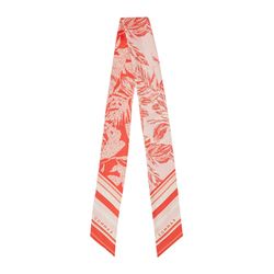 comma Patterned silk scarf - orange (20C3)