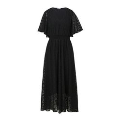 s.Oliver Red Label Festive maxi dress in textured chiffon - black (9999)