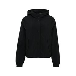 Q/S designed by Nylon-Jacke mit Kapuze  - schwarz (9999)