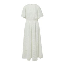 s.Oliver Red Label Festive maxi dress in textured chiffon - white (0210)