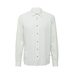 s.Oliver Red Label Regular Fit: Gestreiftes Hemd   - weiß (01G6)