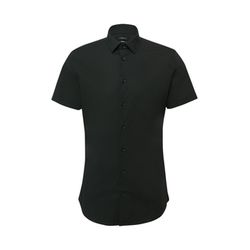 s.Oliver Black Label Tailored Fit: Kurzarm-Hemd  - schwarz (9999)