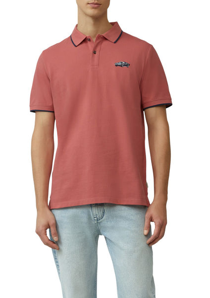 s.Oliver Red Label s.Oliver x Ford: Poloshirt aus Piqué mit Stickerei und Artwork - pink (42D4)