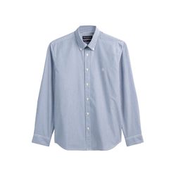 Marc O'Polo Hemd regular aus Bio-Baumwoll-Popeline - blau (B82)