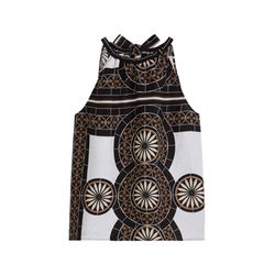 Marc O'Polo Linen top - brown/black (F58)