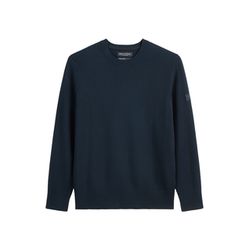 Marc O'Polo Sweater with ribbed structure - blue (898)
