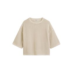 Marc O'Polo Loose sweater in soft organic cotton - beige (165)