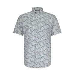 State of Art Short-sleeved shirt with print - blue/white (1152)