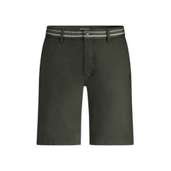 State of Art Chinoshorts mit gestreiften Details - grün (3700)