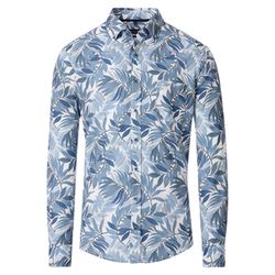 Casamoda Leinenhemd - blau (100)