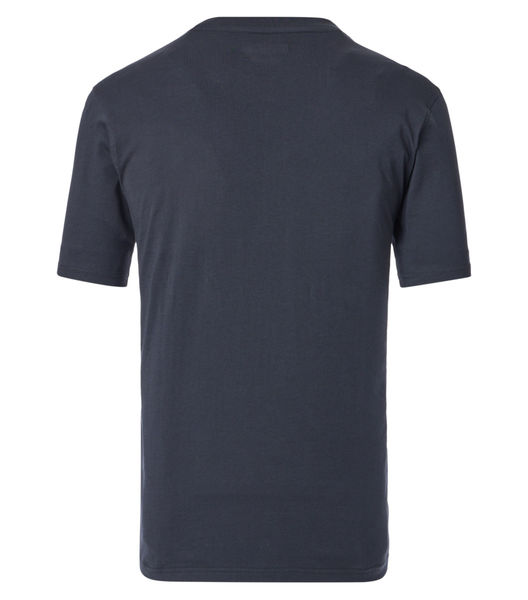 Casamoda T-Shirt mit Frontprint  - blau (105)